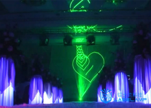 Green Wedding Laser Show