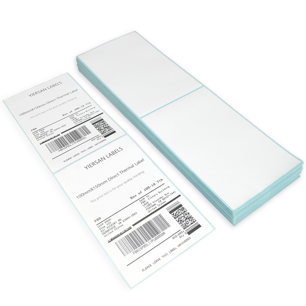 Fanfold Direct Thermal Labels