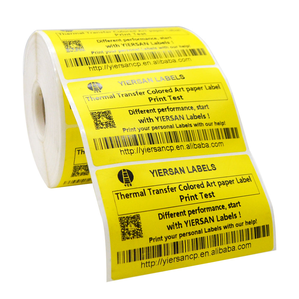 Colored Art Paper Labels