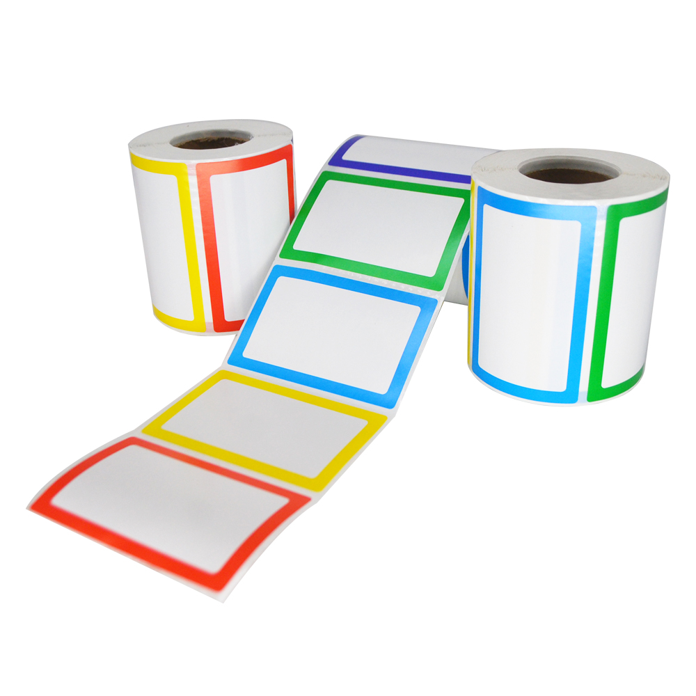 Colored Coated Paper Labels