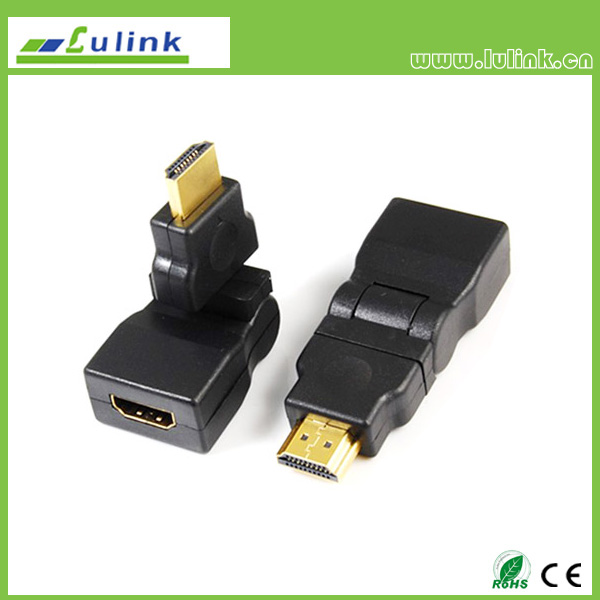 HDMI FEMALE TO HDMI MALE Adapter，90°