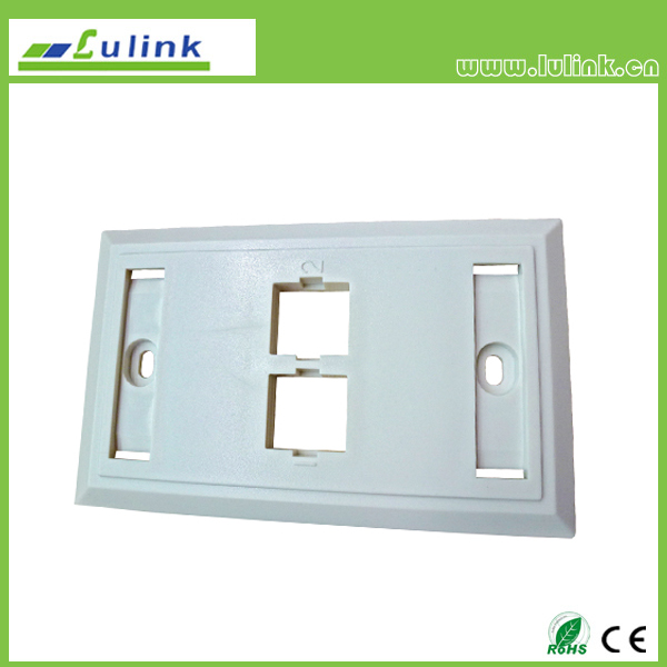 120 Double Port Faceplate