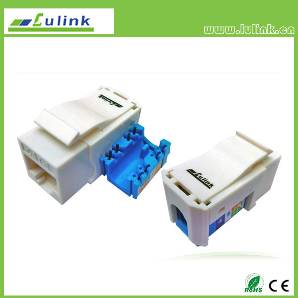 UTP Cat.6 RJ45 Keystone Jack 90 Degree Tooless