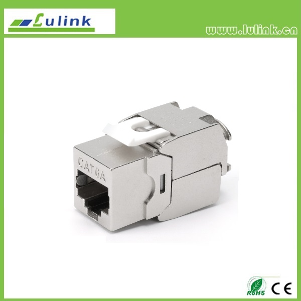 Cat6a RJ45 Shielded Toolless Keystone Jack