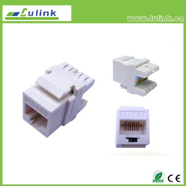 UTP Cat.6a .RJ45 Keystone Jack: