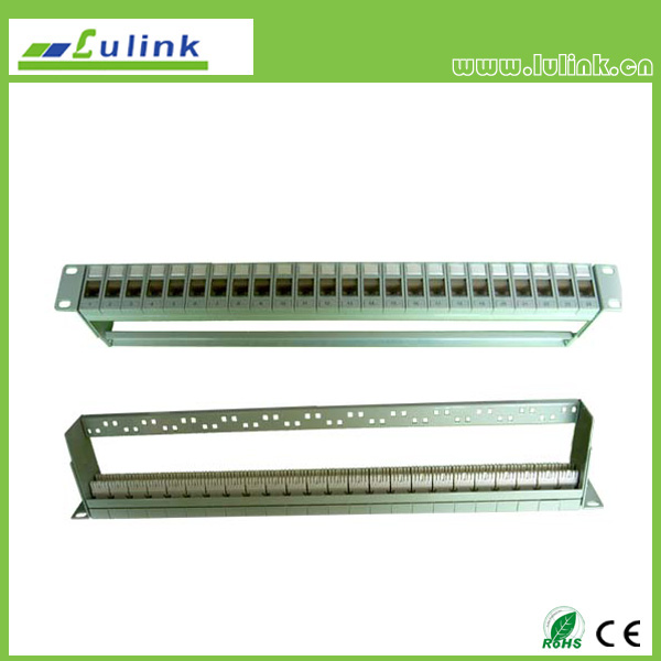 Cat6A UTP Type 24 PORT Patch Panel