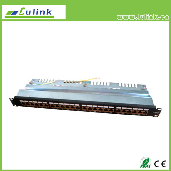 Cat6 UTP 24PORT Patch Panel（Krone End）