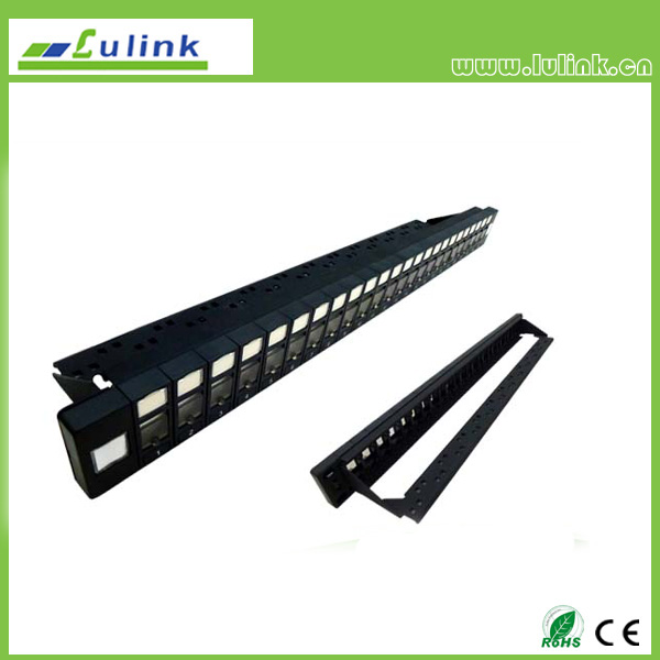 24 Port Blank Plastic Patch Panel