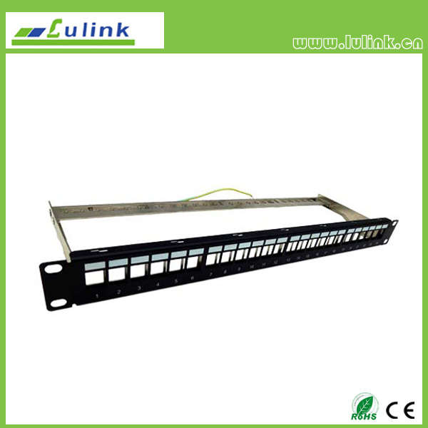 FTP Blank Patch Panel With Back Bar, 24 Port