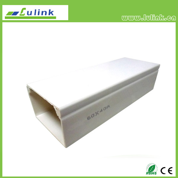 LK-PVCTK007. PVC cable trunking 60*40 MM