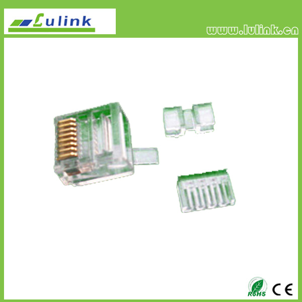 Cat6 UTP RJ45 8P8C Plug three roll Two branchs