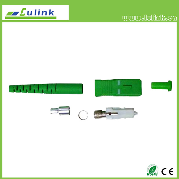 SC Fiber Optic Connector,APC ,SIMPLEX,0.9MM/2.0MM/3.0MM