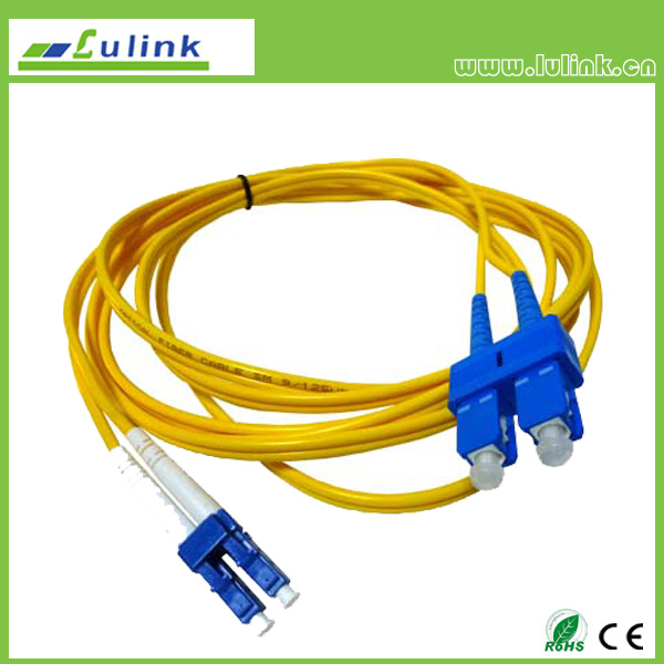 LK03LCSC102 LC/UPC-SC/UPC Duplex Fiber Optic Patch Cord