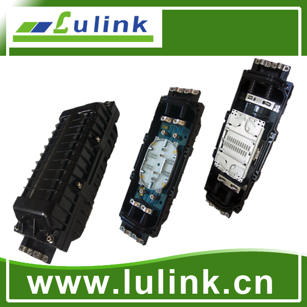 LK10P212-4 Horizontal type Fiber Optic Splice Closure with two inlets/outlets