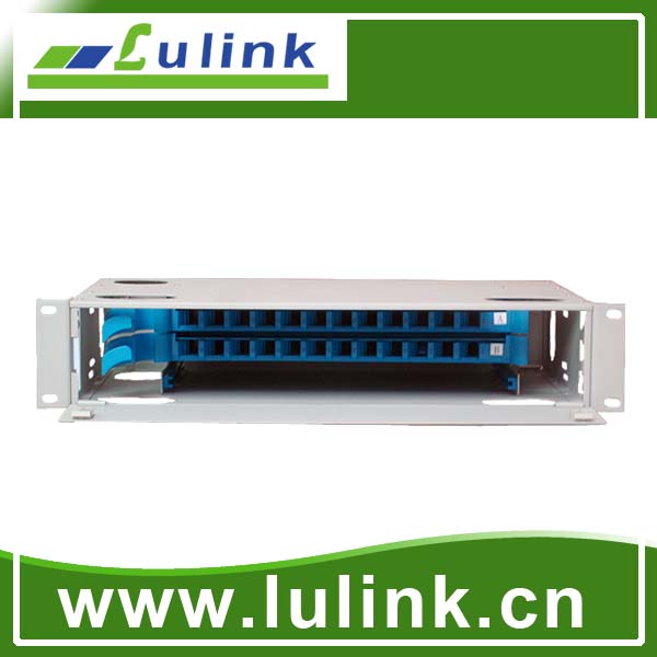 fiber optic patch panel 19-inch,24core