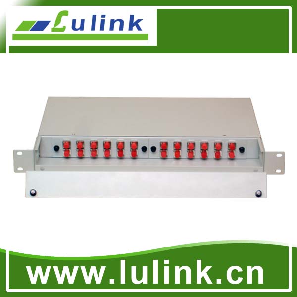 fiber optic patch panel 19-inch,24core