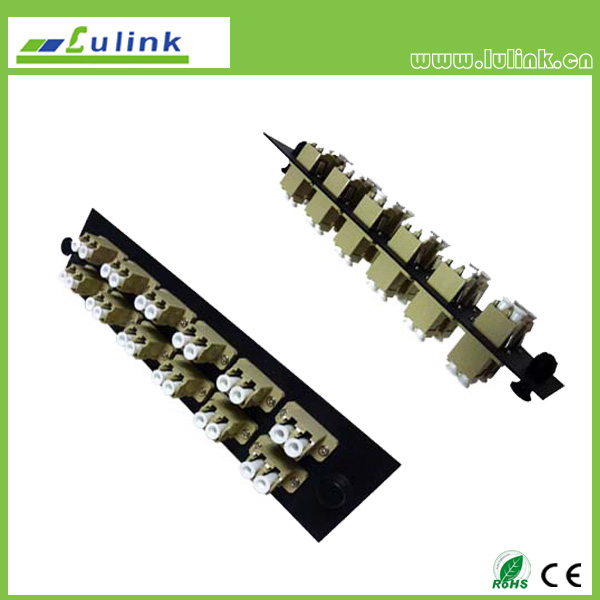 Fiber Optic Adapter Panel，LC type,12 ports，duplex,with MM adapter