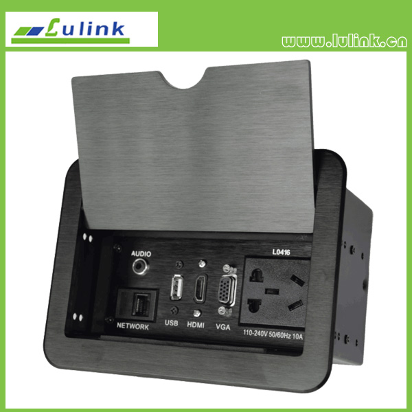 Desktop Socket with Flip-open Cover