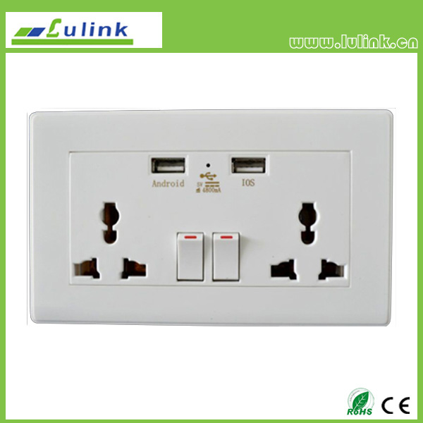 USB Intelligent Socket/USB outlet/USB wall plate