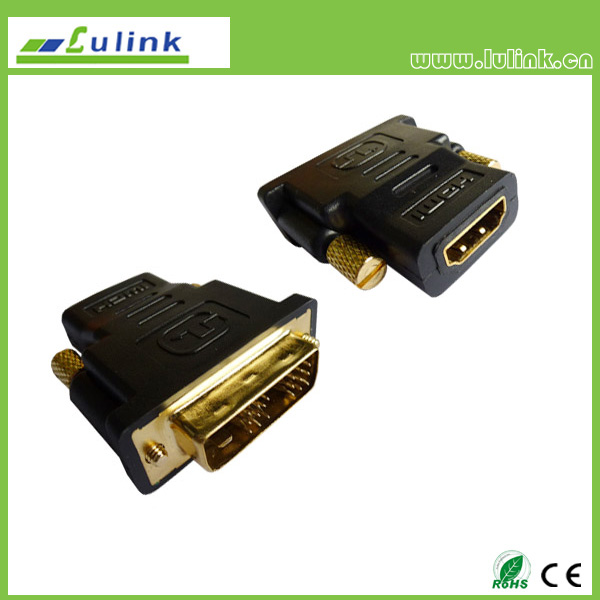 HDMI Female to DVI 24+1Male Adapter
