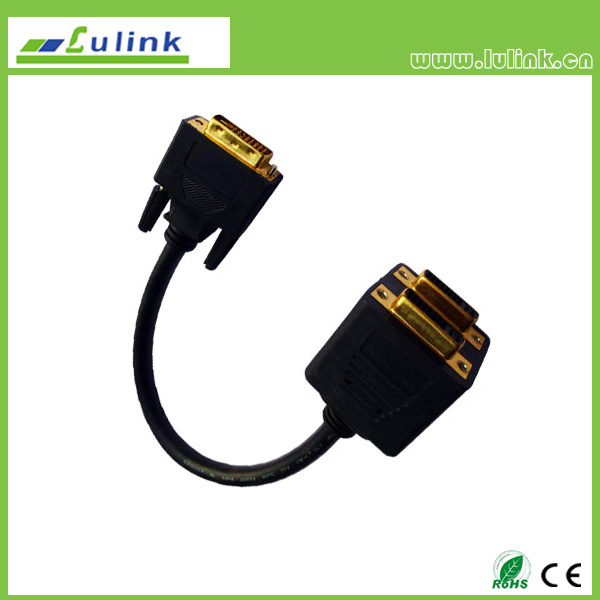 DVI24+5M/DVI24+5F*2 Cable